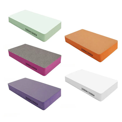 1Pcs Polishing Sponge Block 1000/2000/3000/5000/10000 Grit Dual-sided Wall Grinding Sponge Sand Block Sandpaper Sand Brick
