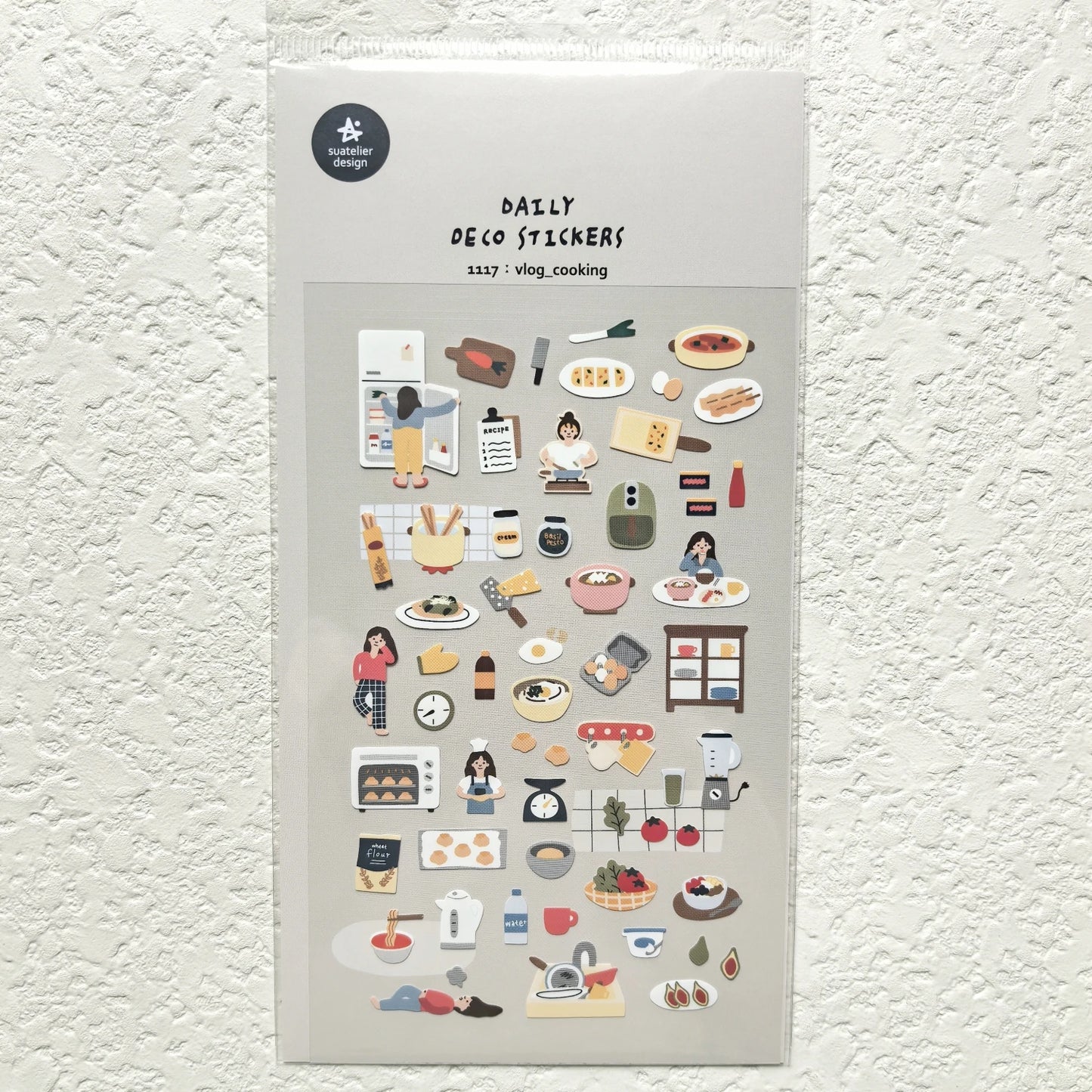 Korean Import Suatelier Travel Home Life Study Friend Stickers Scrapbooking Diy Journaling Diary Stationery Sticker School Gift