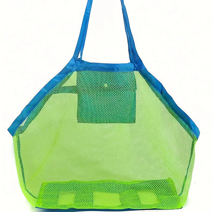 Children Sand Away Protable Mesh Bag Kids Bath Toys Storage Bags Swimming Large Beach Bag for Towels Women Cosmetic Makeup Bag