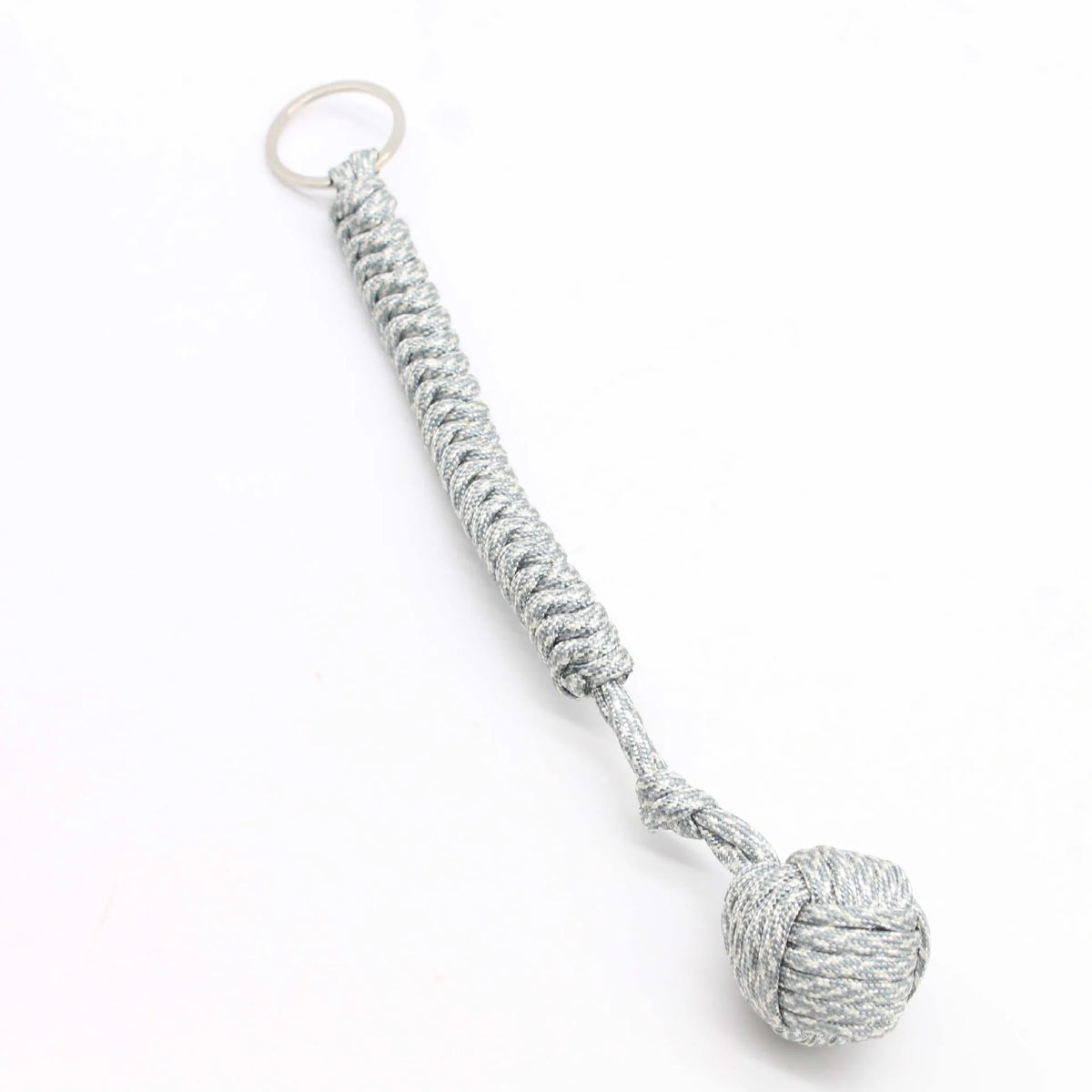 Outdoor Self Defense Key Chain Emergency Survival Protecting Monkey Fist Steel Ball Bearing Parachute Lanyard Camping Paracord