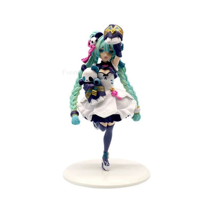 Anime Figure Cherry Blossoms Dress Action Figures Kawaii Swimsuit Vocaloid PVC Collectible Model Toys Girl Gift