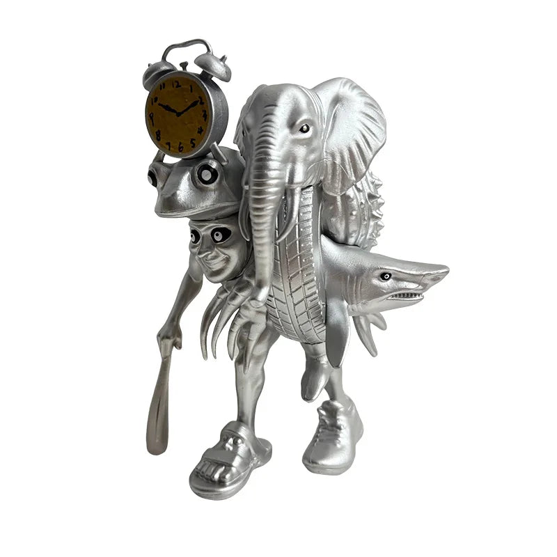 Italian Tung Tung Tung Sahur Figurine Model Tralalero Tralala Brainrot Monster Fusion Edition Anime Action Figure Ornament Toys