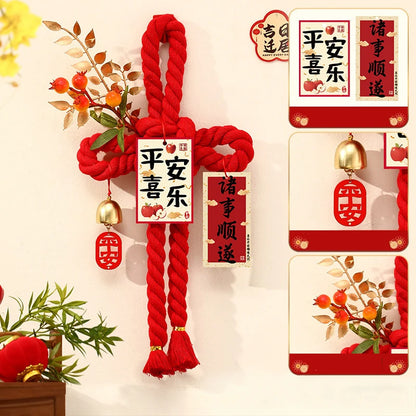 Chinese Knot Ornaments, Spring Festival Atmosphere Decorations 2026 Year Of The Horse New Year Decorations, Front Door Hangings