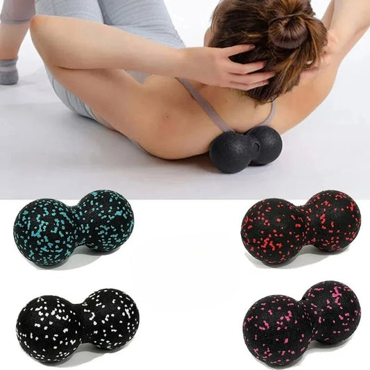 EPP 8cm Peanut Balls Body Massage Fascia Ball High Density Muscle Relaxation Lacrosse Fitness Yoga Myofascia Ball Relieve Pain