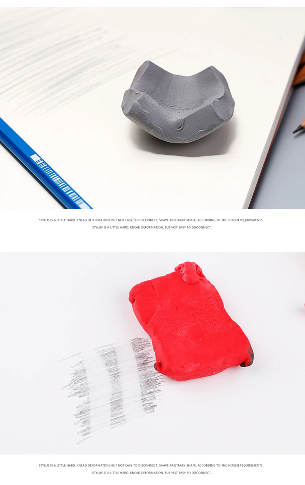Faber - Castell Premium Soft Kneadable Eraser, Perfect for Art Painting, Design & Plasticine Stat - Ultra - Plastic Sketch Tool