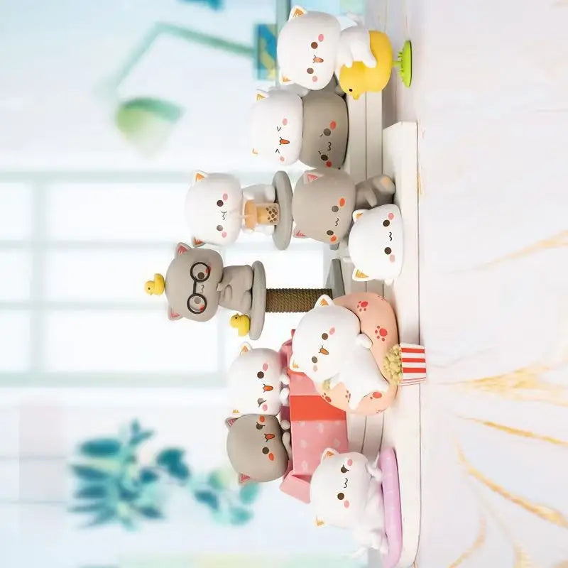 Hot Mitao Cat 2 Season Lucky Cat Cheap Cute Cat Blind Box Toys Surprise Figure Doll Home Deroc