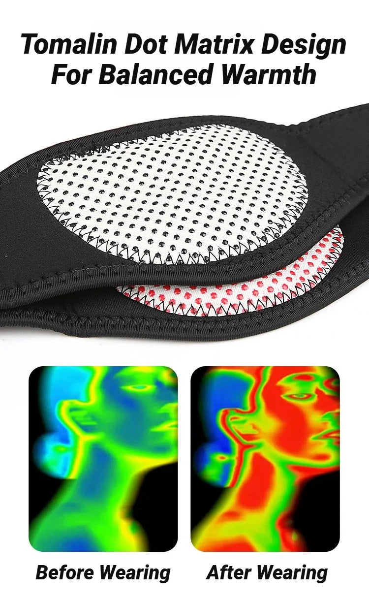 1Pcs One Piece Tourmaline Self-Heating Pads Magnet Cervical Neck Care Collar Far Infrared Relaxation Magnetic Neckband Self-Heat