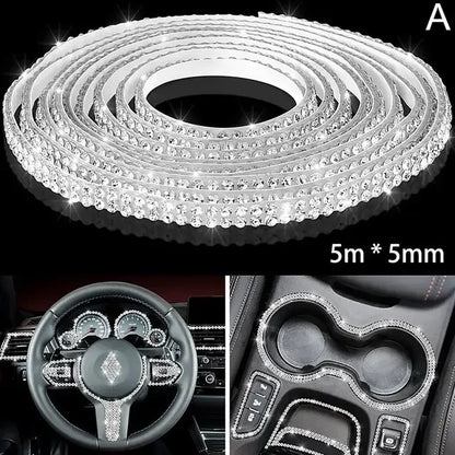 Car Decorative Stickers Auto Crystal Artificial Diamond Girls Car Decoration Accessories Auto Interior Cover  Waterproof amagi