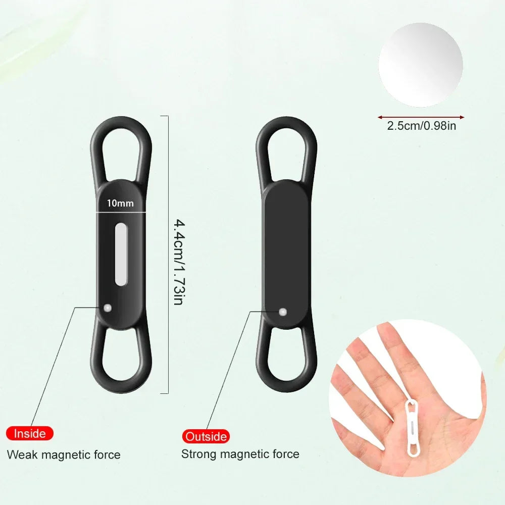 1-5PCS Magnetic Pen Pencil Holder, Silicone Adjustable Pen Holder for Desk, Refrigerator, Whiteboards, Office Desk Accessories