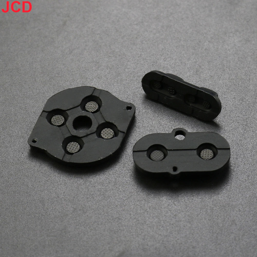 JCD 1set For Game Boy Color GBC Game Console Shell Housing Silicon Start Select Keypad Rubber Conductive Button A-B d-pad