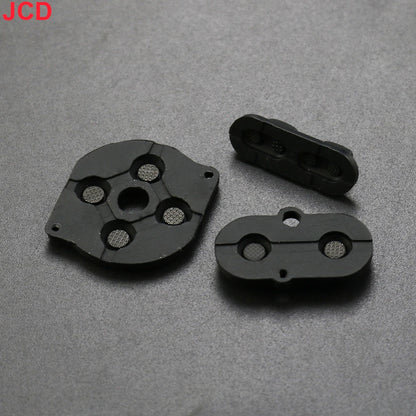 JCD 1set For Game Boy Color GBC Game Console Shell Housing Silicon Start Select Keypad Rubber Conductive Button A-B d-pad