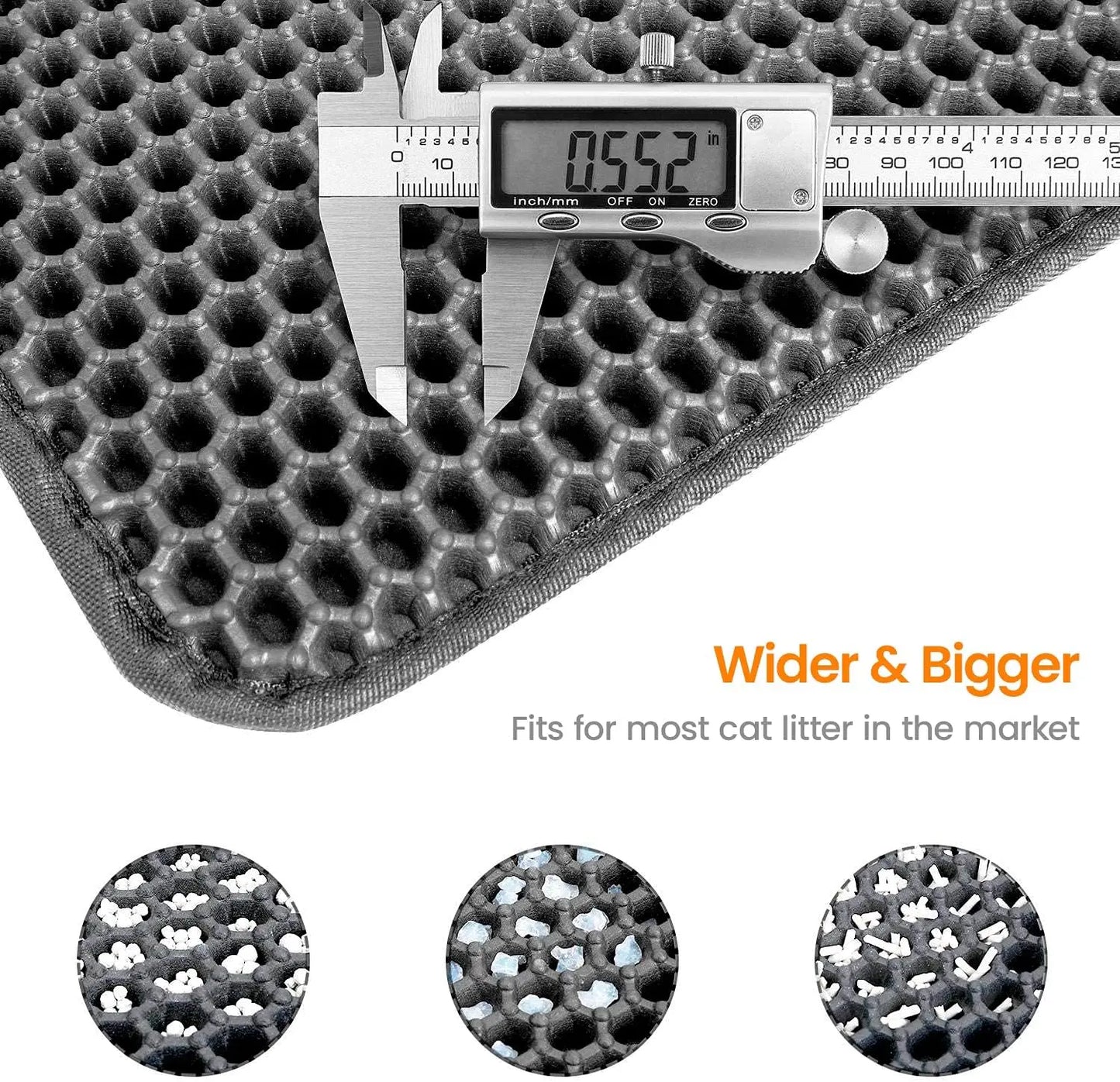 Cat Litter Mat Double Layer Pet Litter Box Waterproof Pet Mat Non-slip Sand Cat Pad Washable Bed Mat Clean Pad Products