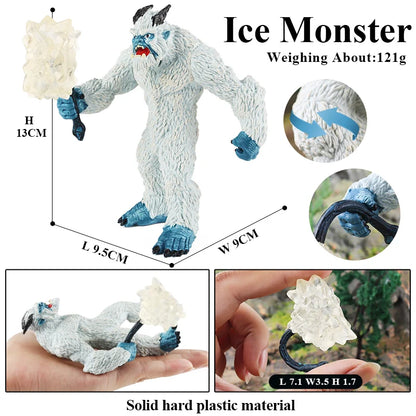 Oenux Simulation Dinosaur Dragon Turtles Fire Bull Orangutan Magma Golem Animal Model Action Figures Pvc Collection Kid Toy Gift