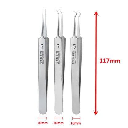 1/2/3pcs Acne Removal Needle and Clip Stainless Steel Tool Blackhead Removal Blemishes Facial Skin Care Beauty Facial Pore Clean
