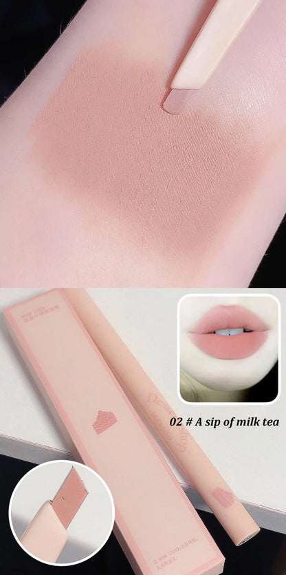 MUGE LEEN Dessert Lip Liner automatically swivel waterproof, long-laswet n wild Perfect Pout Gel Lip Liner | Comes Naturally