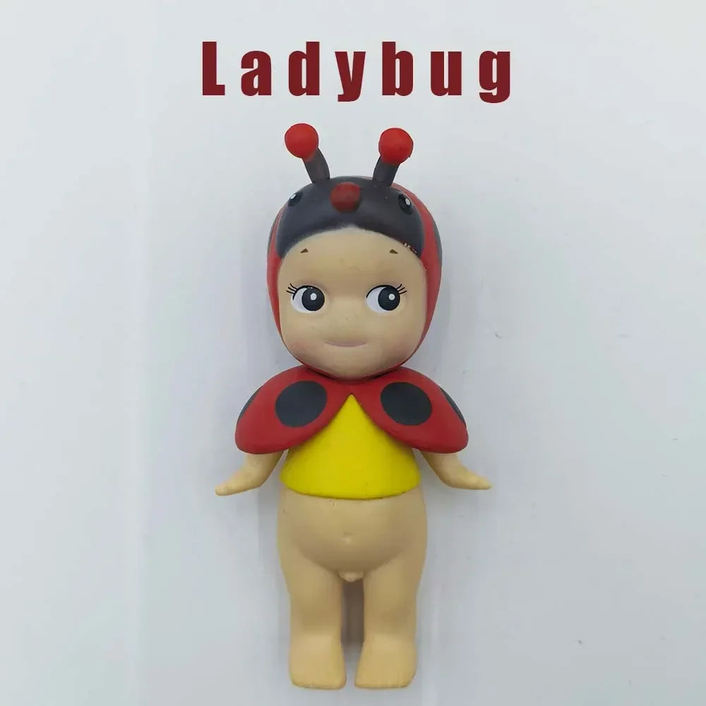 Sonny Angel Bug'S World Blind Box Ladybug Ant Snail Angel Cute Doll Mini Figure Anime Handmade Ornament Model Decor Toys Gift