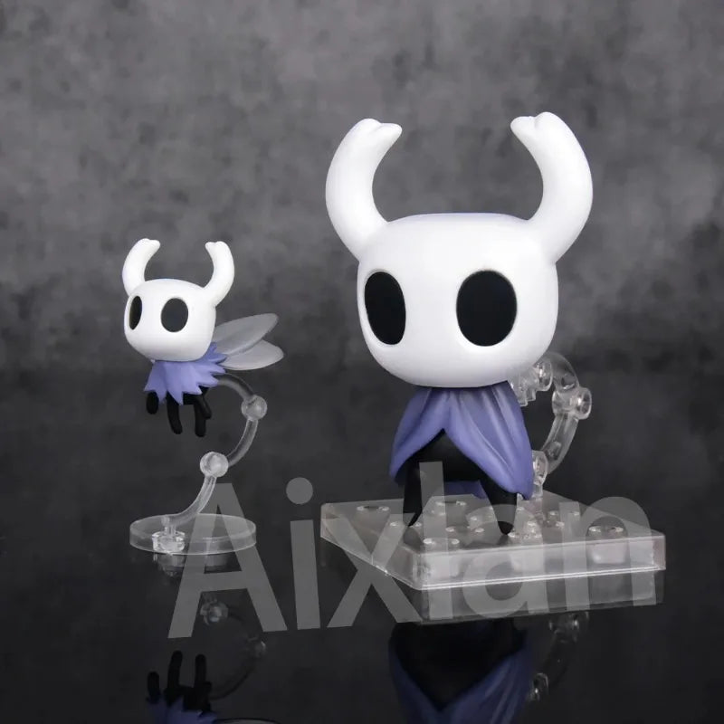 Aixlan 2PCS SET Hollow Knight Figure Cute Edition 10CM Hornet Hollow Knight PVC Action Figure AmineToy Gift Collectible Figurine
