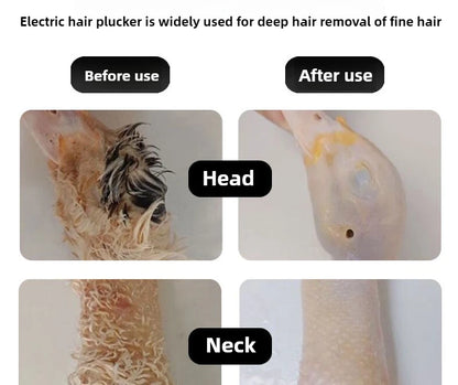 Portable Electric Chicken Plucker Fully Automatic Handheld Poultry Feather Removal Tool for Duck Goose Quail Defeathering