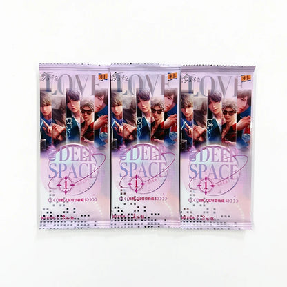 1 Bag Game Love And Deepspace Holographic Laser Ticket Stubs Caleb Sylus Zayne Xavier Characters Art Bookmark