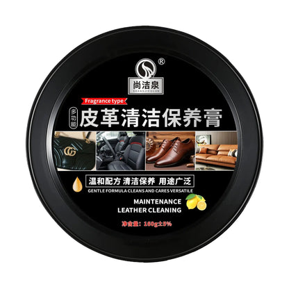 Cleaning Cream Easy to Clean Multi-functional Leather Cleaning and Maintenance Cream Leather Sofa Bag Care Cream