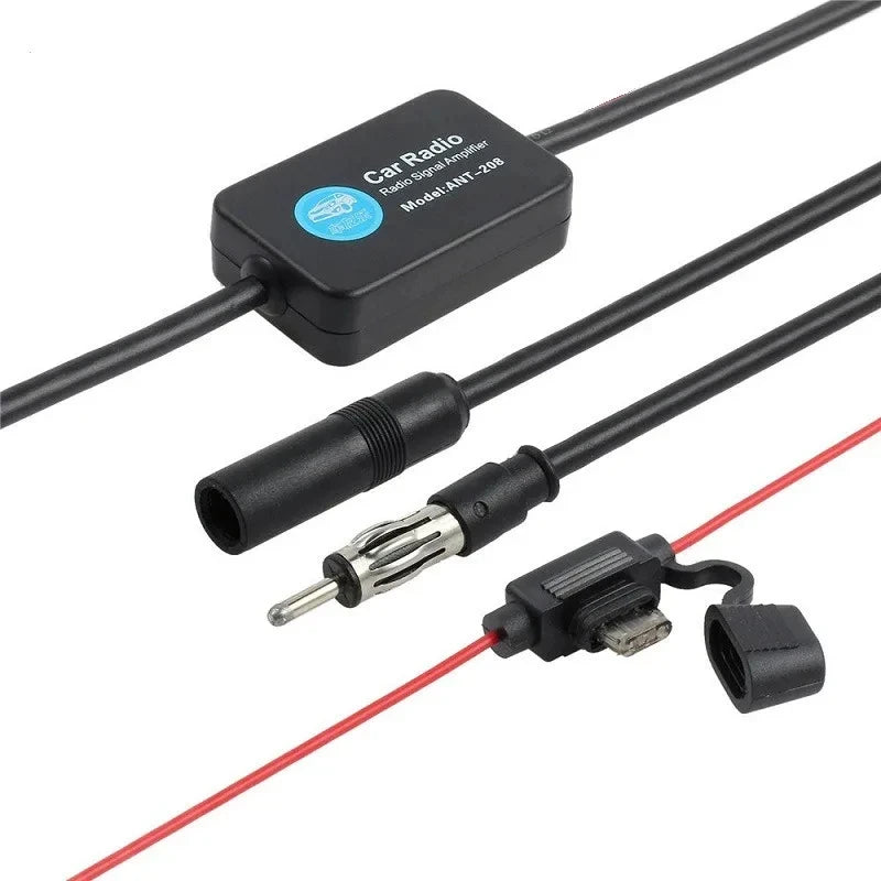 Vehicle-mounted active antenna FM car radio antenna amplifier 12V FM amplifier