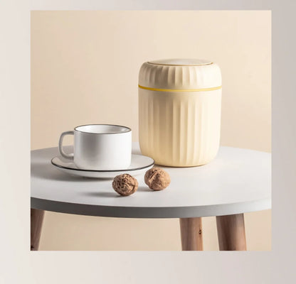 Mini Desktop Trash Can with Lid Garbage Waste Bin Organizer Bedroom Office Desk Storage Box Made Durable Plastic Home Supplies