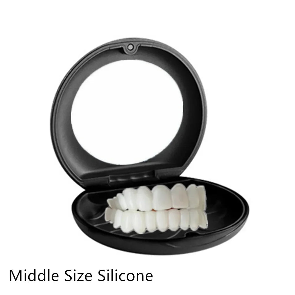 SowSmile Silicone Gel Perfect Smile Dental Hygiene Upper Lower Fake Teeth Cover Veneers Dentures Braces Whitening Products Mold