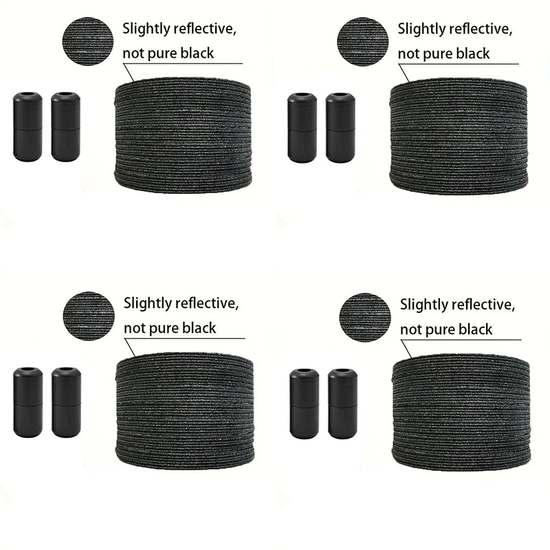 1Pair/2Pairs/4Pairs No Tie Shoe Laces Colorful Buckle Shoelaces Pearl Light Colorful Fashion Without Ties Elastic Laces Sneaker