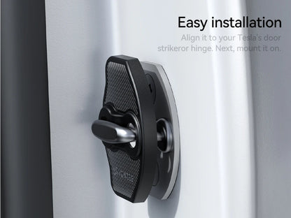 YZ For Tesla Model 3 Y YL Highland Juniper Car Door Lock Cover Protection Absorbing Pad Anti-Collision 2026 Car Accessories