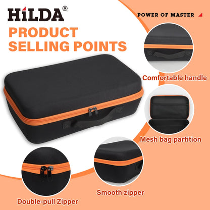 HILDA Tool Bag Toolkit Large Capacity Box Oxford Cloth Bag Home Storage For Electric Drill Hardware Shockproof Tool Carry Bag