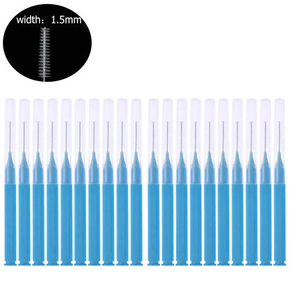 20Pcs Mini Eyebrow Brush Brow Perm Brush Disposable Brow Lifting Brushes Bendable Micro Eyelash Brush Applicators Makeup Tools