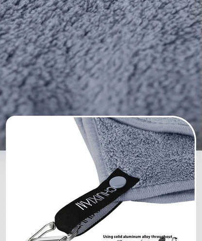 Ultra soft and fast drying fishing towel, ultra-fine fiber towel, cleaning towel for outdoor fishing, scrubbing fishing rod