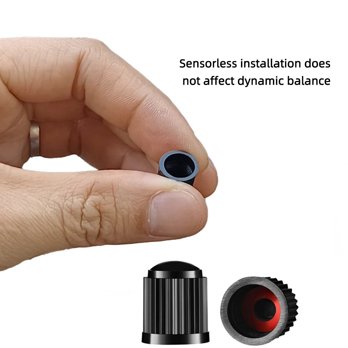 PINMOAP Valve Cap Tire Valve Dust Cover With Built-In Seal Suitable For Universal Valve Caps For Automobiles Motorcycles Bicycle