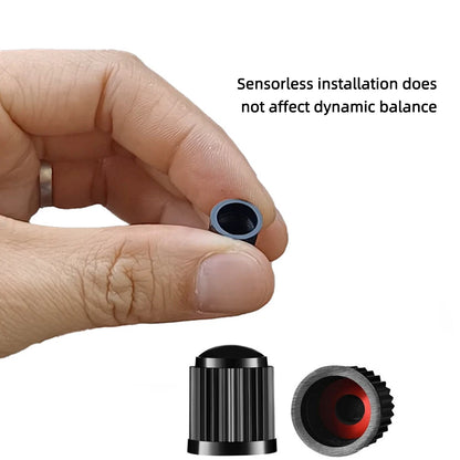 PINMOAP Valve Cap Tire Valve Dust Cover With Built-In Seal Suitable For Universal Valve Caps For Automobiles Motorcycles Bicycle
