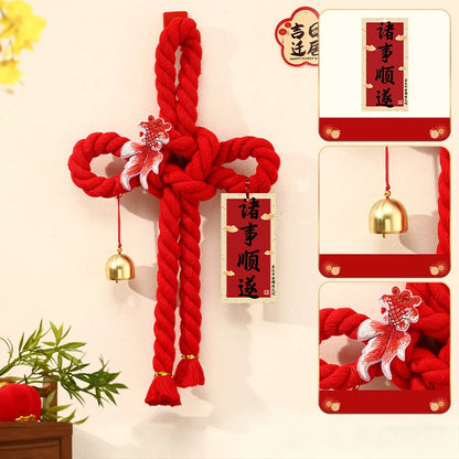 Chinese Knot Ornaments, Spring Festival Atmosphere Decorations 2026 Year Of The Horse New Year Decorations, Front Door Hangings