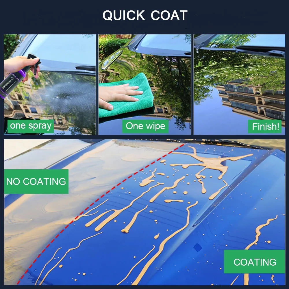 Premium Car Nano Ceramic Coating Car Accessories Maintenance Hydrophobic Layer Cleaning Detailing Automotive Polish Agent