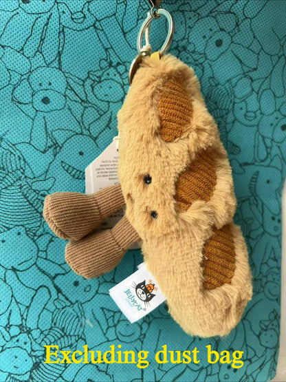 JC Hot Bag Cute Plush Toy label cute girl bag charm plush toy keychain Kawaii plush toy perfect as a birthday  Limited New Gift