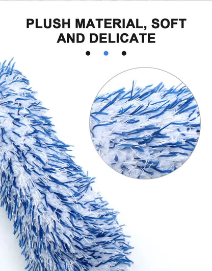 Car Wheel Tire Rim Cleaning Brush Portable Plush Car Wheel Hub Brush Washing Tool Car Detailing Care Dust Removal Brush