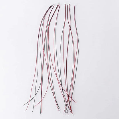 50Pcs/bag 0402 0603 DIY SMD Lamp Wired Micro Litz Led Pre-soldered Chip Wired 3V Railway Model Toy Light DIY Leads Wires 30cm