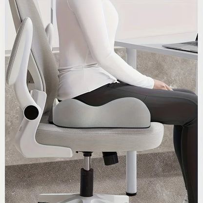 【Ergonomic Office Seat Cushion】3-Zone Memory Foam Lumbar Support Pillow Breathable Posture Corrector for Car Office Wheelchair