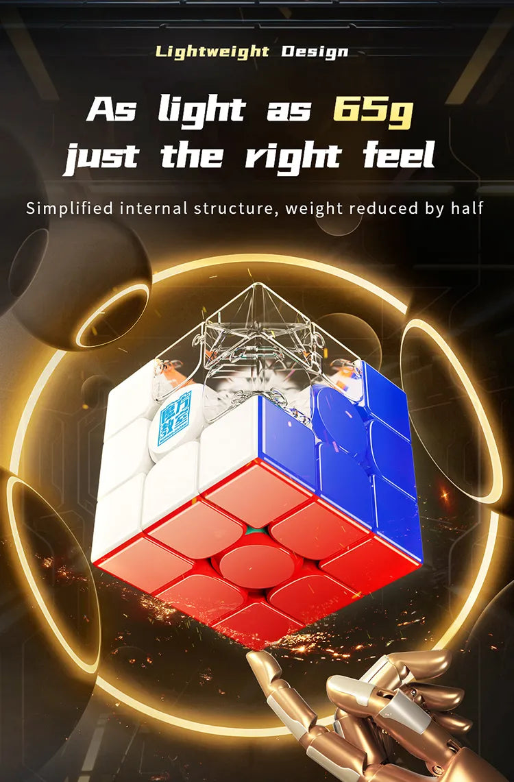 [CubeFun] MoYu RS3M V5 3x3x3 Magnetic Magic Cube Ball Core Professional Cubo Magic Speed 3x3 Cube RS3M Moyu Cubing Puzzle Toys