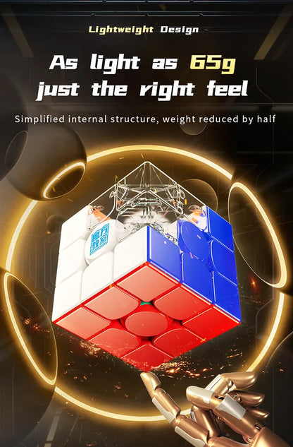 [CubeFun] MoYu RS3M V5 3x3x3 Magnetic Magic Cube Ball Core Professional Cubo Magic Speed 3x3 Cube RS3M Moyu Cubing Puzzle Toys