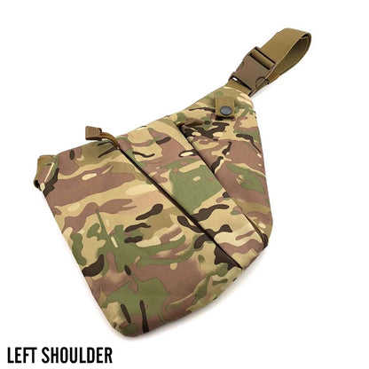 Multifunctional Concealed Tactical Storage Gun Bag Holster Men's Left Right Nylon Shoulder Bag Anti-theft Bag Chest Bag Hunting