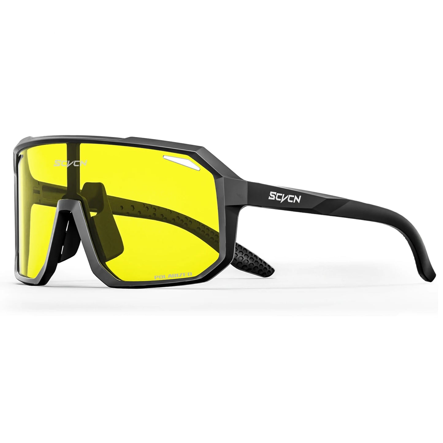 SCVCN New Yellow Polarized Cycling Sunglasses Men Bike MTB Driving Glasses Women Outdoor Sports Hiking Fishing UV400 Glasses