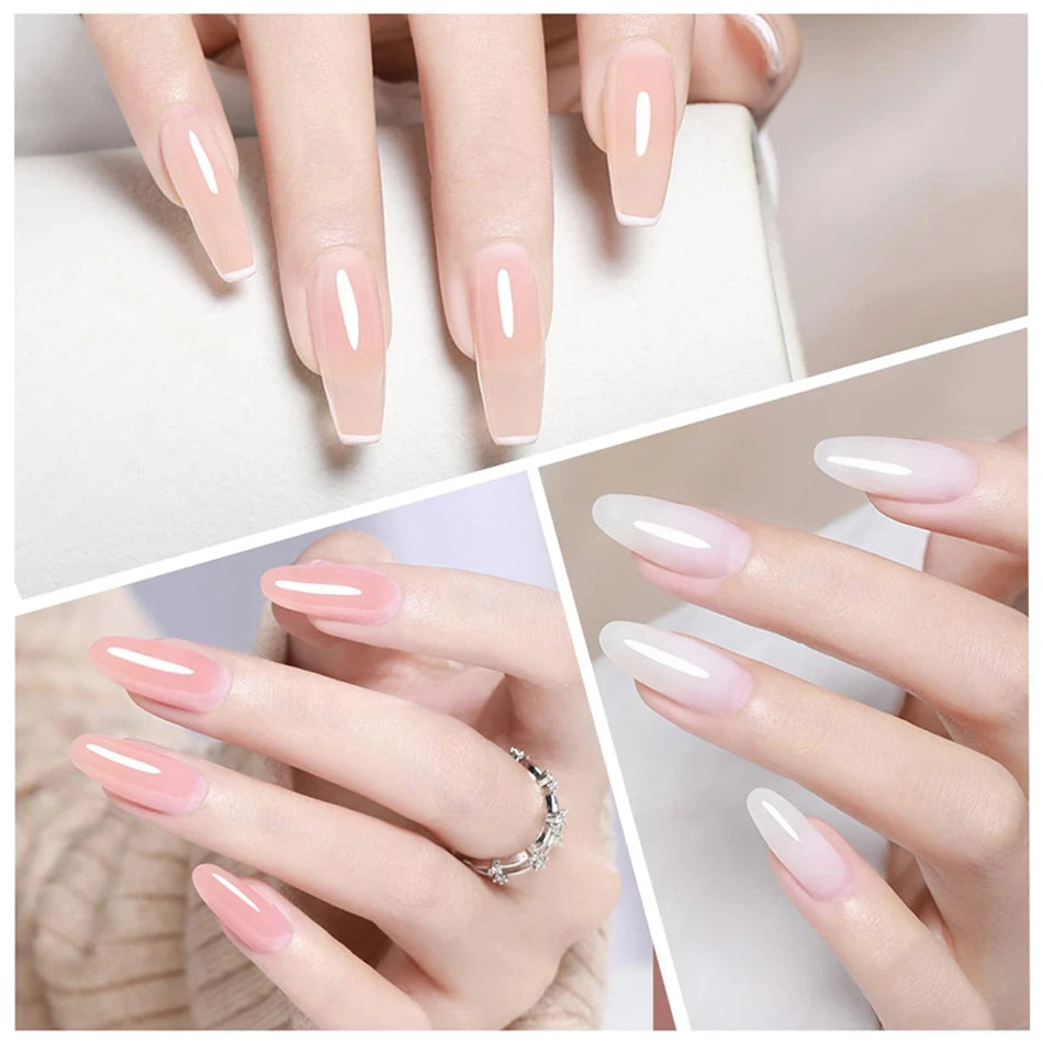 CHUNSHU TPO Free 6 IN 1 Extension UV Gel Polish In A Bottle Builder Nail Gel Rubber Base Coat Semi Permanent Nails Art 15ML