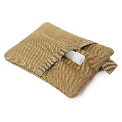 Outdoor EDC Molle Wallet Portable Waterproof Zipper Waist Pouch for Camping Hiking Hunting Travel EDC Pack