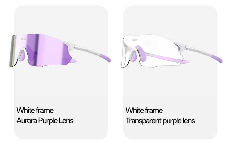 SCVCN Photochromic Cycling Glasses Man Bicycle Eyewear Cycling Running Women Bike UV400 Goggles Outdoor Sports Sunglasses