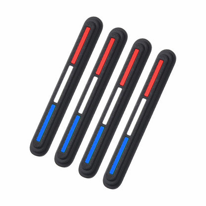 4pcs Car Rearview Mirror Door Protector Guard Edge Protector Buffer Trim Molding Protection Strip Car Auto Scratch Protector Bar