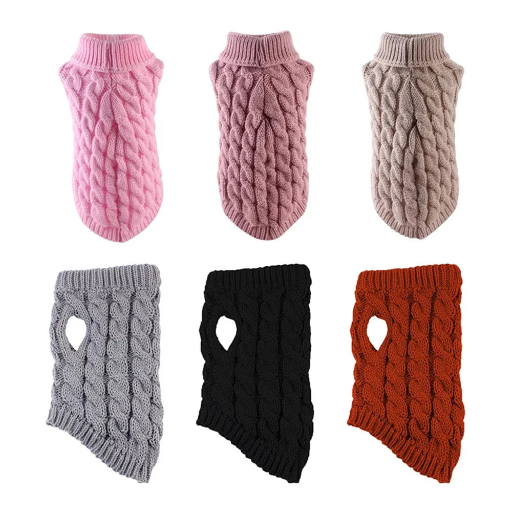Warm Knitted Sphynx Cat Sweater Winter Pet Clothes for Cats mascotas Clothing Katten Kedi Kitten Puppy Pullovers ropa para gatos