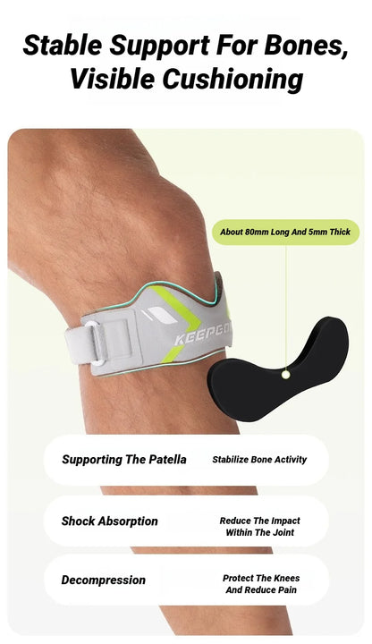 1PCS Basketball Strap Patella Band Protection Kneecap Knee Tendon Support Strape Brace Adjustable Absorption Compression Pad